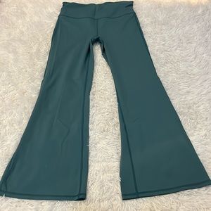 Happily Grey High Rise Flare Yoga Pants